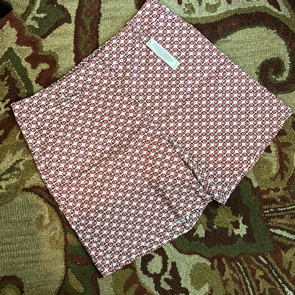 TALBOTS Size 10 Lady Bugs Cotton Spandex FlatFront 5-pk Preppy Golf  $69 NEW